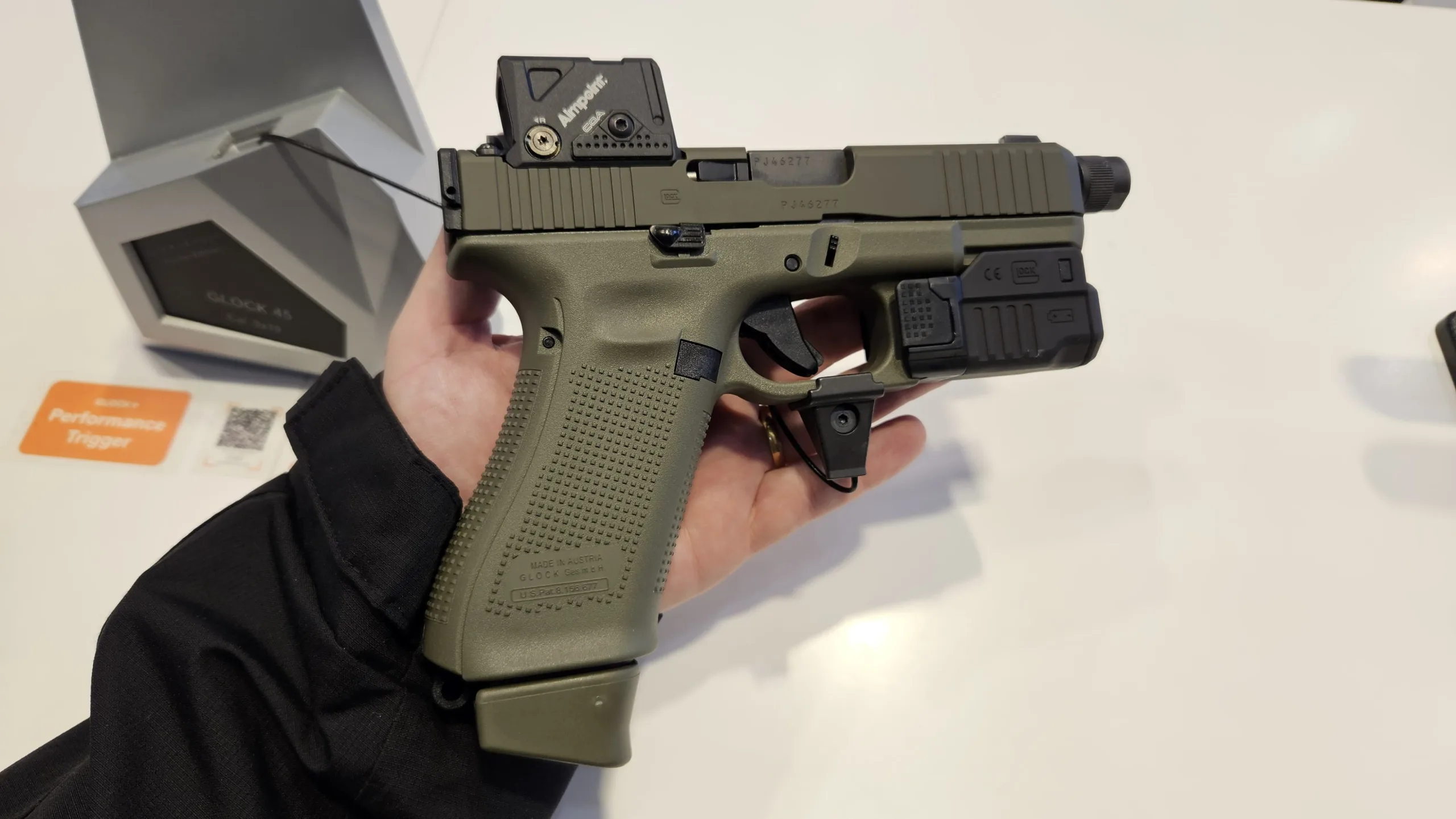 A Glock apresentou sua nova pistola G45 Hunter