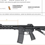 O fuzil da Glock foi revelado ao público num pregão brasileiro