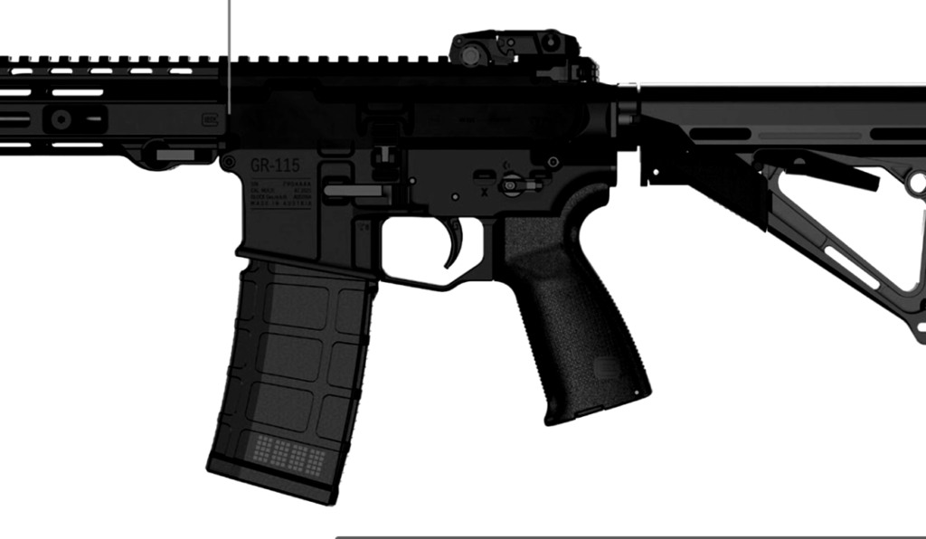 O novo fuzil da Glock, GR115