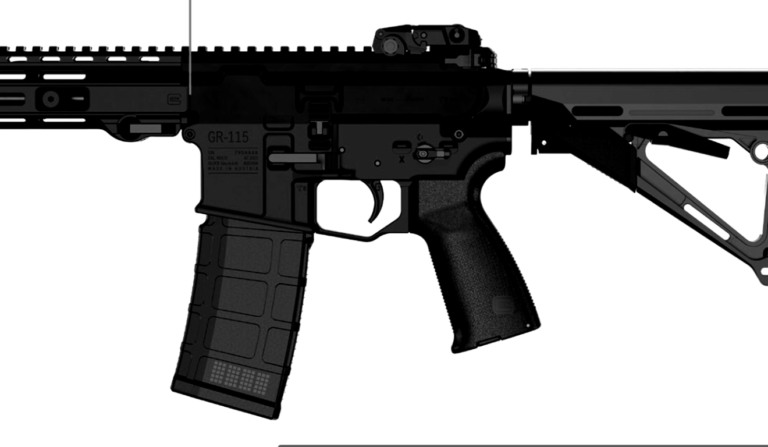 O novo fuzil da Glock, GR115