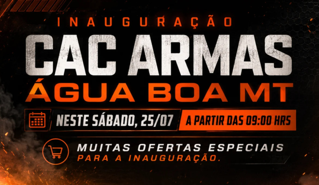 CAC Armas inaugura loja no Mato Grosso com evento e promoções CAC Armas inaugura loja no Mato Grosso com evento e promoções